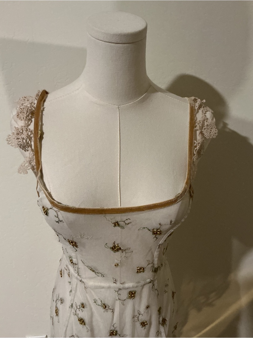 Intimately Free People floral midi sheer dress - Picture 2 of 9